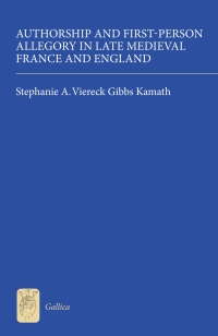 Titelbild: Authorship and First-Person Allegory in Late Medieval France and England 1st edition 9781843843139