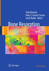 Cover image: Bone Resorption 1st edition 9781852338121