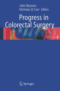 Immagine di copertina: Progress in Colorectal Surgery 1st edition 9781852338237