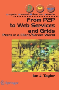 صورة الغلاف: From P2P to Web Services and Grids 9781852338695
