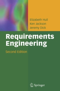 Cover image: Requirements Engineering 2nd edition 9781852338794