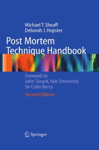 Cover image: Post Mortem Technique Handbook 2nd edition 9781852338138
