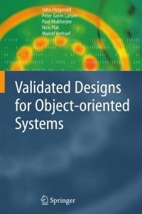Imagen de portada: Validated Designs for Object-oriented Systems 9781852338817