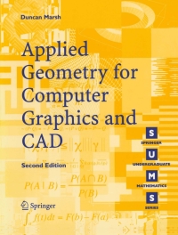 Imagen de portada: Applied Geometry for Computer Graphics and CAD 2nd edition 9781852338015