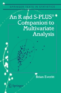 Immagine di copertina: An R and S-Plus® Companion to Multivariate Analysis 9781852338824