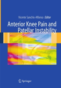 Cover image: Anterior knee pain and patellar instability 1st edition 9781846280030