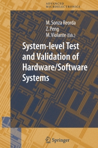 Imagen de portada: System-level Test and Validation of Hardware/Software Systems 1st edition 9781852338992