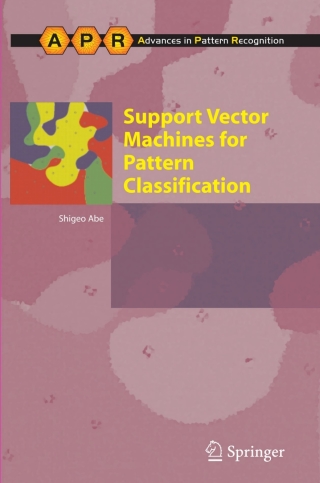 Cover image: Support Vector Machines for Pattern Classification 9781852339296