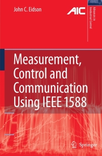 Imagen de portada: Measurement, Control, and Communication Using IEEE 1588 9781846282508