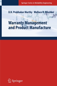 Imagen de portada: Warranty Management and Product Manufacture 9781852339333