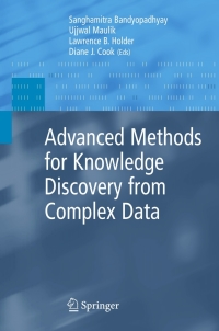 Cover image: Advanced Methods for Knowledge Discovery from Complex Data 1st edition 9781852339890