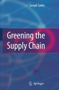 Imagen de portada: Greening the Supply Chain 1st edition 9781846282980