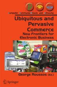 Imagen de portada: Ubiquitous and Pervasive Commerce 1st edition 9781846280351