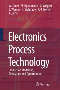 Imagen de portada: Electronics Process Technology 9781846283536