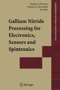 Imagen de portada: Gallium Nitride Processing for Electronics, Sensors and Spintronics 9781852339357