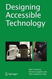 صورة الغلاف: Designing Accessible Technology 1st edition 9781846283642