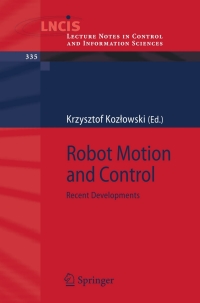 Immagine di copertina: Robot Motion and Control 1st edition 9781846284045