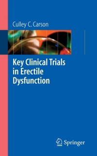 Cover image: Key Clinical Trials in Erectile Dysfunction 9781846284274