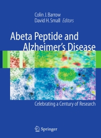 Imagen de portada: Abeta Peptide and Alzheimer's Disease 1st edition 9781852339616