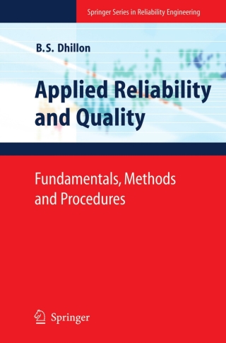 Imagen de portada: Applied Reliability and Quality 9781849966122