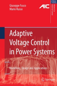 Cover image: Adaptive Voltage Control in Power Systems 9781846285646