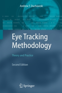 Cover image: Eye Tracking Methodology 2nd edition 9781846286087