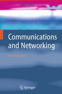 表紙画像: Communications and Networking 9781846284885