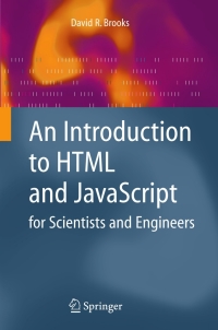 Cover image: An Introduction to HTML and JavaScript 9781846286568