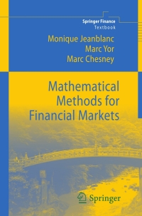 Cover image: Mathematical Methods for Financial Markets 9781852333768