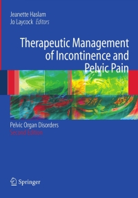 Cover image: Therapeutic Management of Incontinence and Pelvic Pain 2nd edition 9781846286612