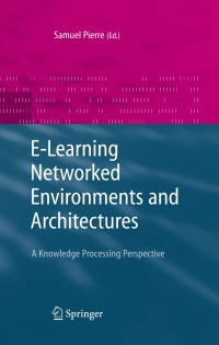 Cover image: E-Learning Networked Environments and Architectures 9781846283512