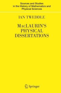 Cover image: MacLaurin's Physical Dissertations 9781846285936