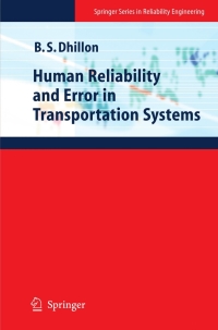 Imagen de portada: Human Reliability and Error in Transportation Systems 9781849966511