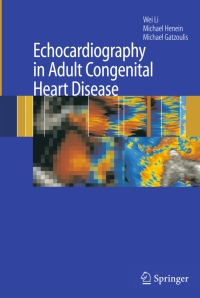 Cover image: Echocardiography in Adult Congenital Heart Disease 9781846288159