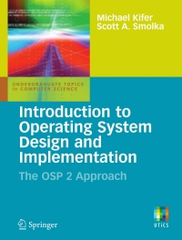 Imagen de portada: Introduction to Operating System Design and Implementation 9781846288425