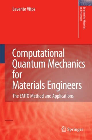 Imagen de portada: Computational Quantum Mechanics for Materials Engineers 9781846289507