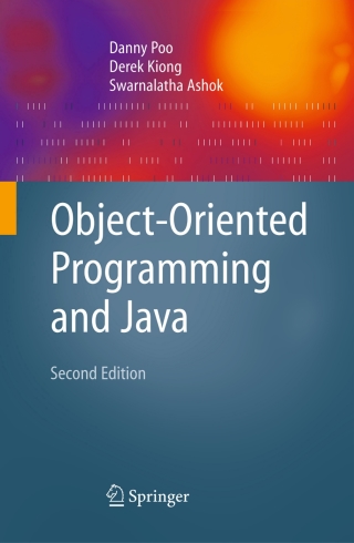 Imagen de portada: Object-Oriented Programming and Java 2nd edition 9781846289620