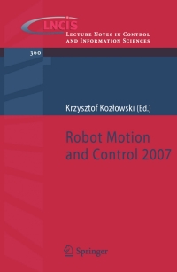 صورة الغلاف: Robot Motion and Control 2007 1st edition 9781846289736