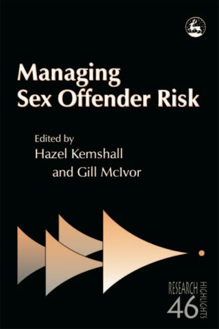 Cover image: Managing Sex Offender Risk 9781843101970