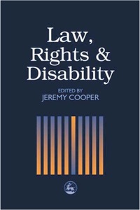 Imagen de portada: Law, Rights and Disability 9781853028366