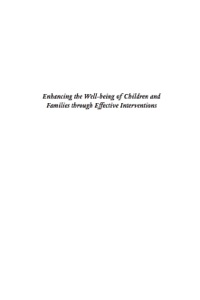 Imagen de portada: Enhancing the Well-being of Children and Families through Effective Interventions 9781843101161