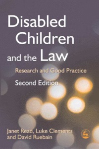 Titelbild: Disabled Children and the Law 2nd edition 9781843102809