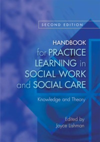 Imagen de portada: Handbook for Practice Learning in Social Work and Social Care 2nd edition 9781843101864