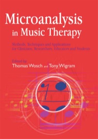Omslagafbeelding: Microanalysis in Music Therapy 9781843104698
