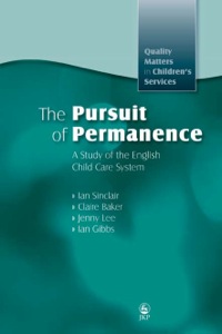 Imagen de portada: The Pursuit of Permanence 9781843105954