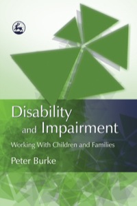 Cover image: Disability and Impairment 9781843103967