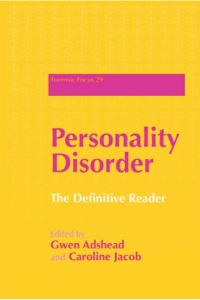 Omslagafbeelding: Personality Disorder 9781843106401