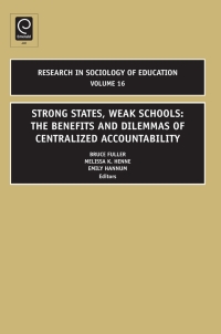 صورة الغلاف: Strong States, Weak Schools 9781846639104