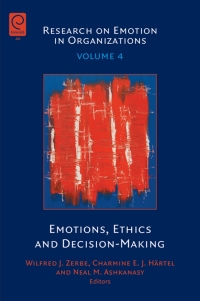 Imagen de portada: Emotions, Ethics and Decision-Making 9781846639401