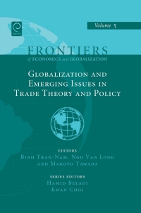 Imagen de portada: Globalizations and Emerging Issues in Trade Theory and Policy 9781846639623